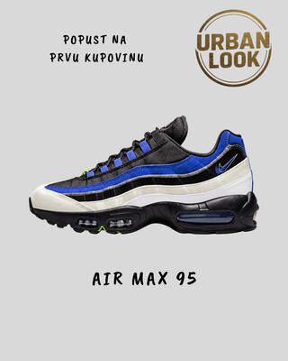Nike Air Max 95 (Black Game Royal) – UrbanLook