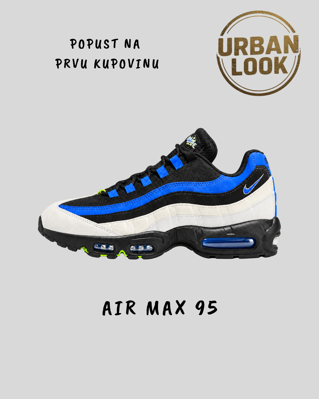 Nike Air Max 95 "Black Game Royal" – UrbanLook