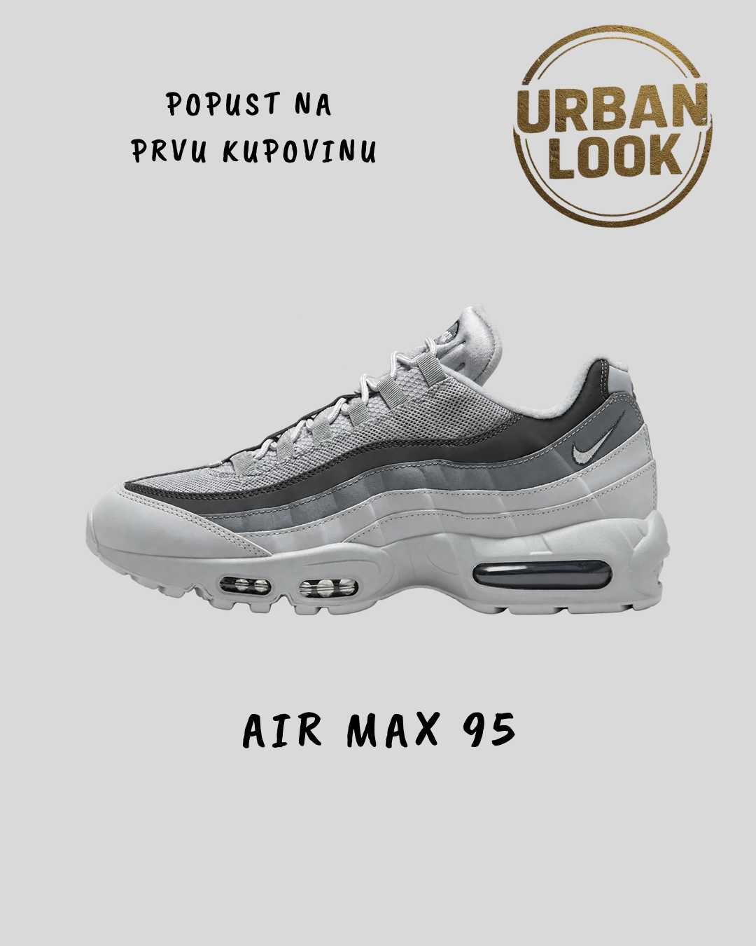 Nike Air Max 95 (Light Smoke Grey Anthracite) – UrbanLook