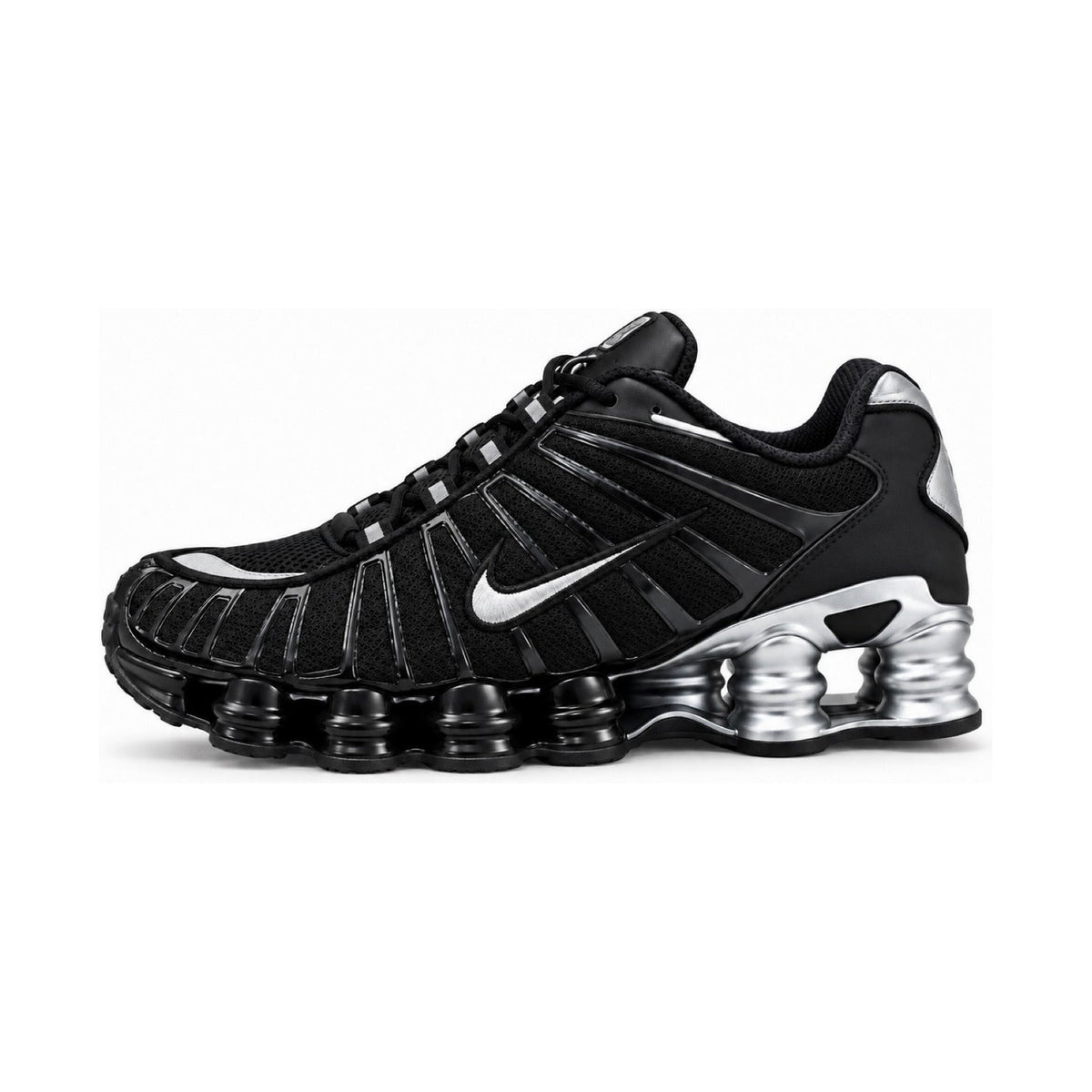 Nike Shox TL "Black Silver" — bočni prikaz