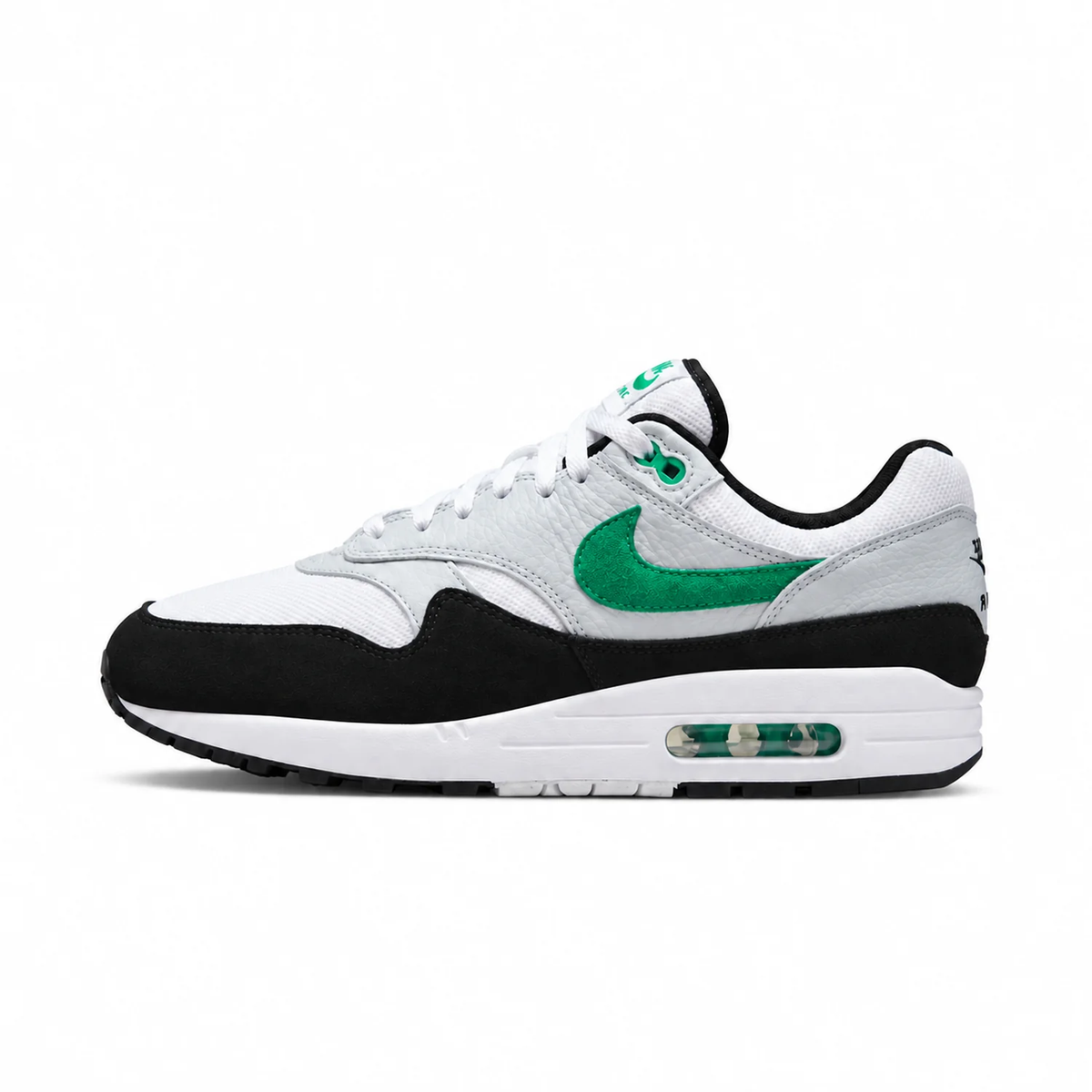 Nike Air Max 1 "White / Stadium Green" — bočni prikaz