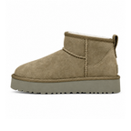 UGG Classic Ultra Mini Platform (Khaki) — bočni prikaz
