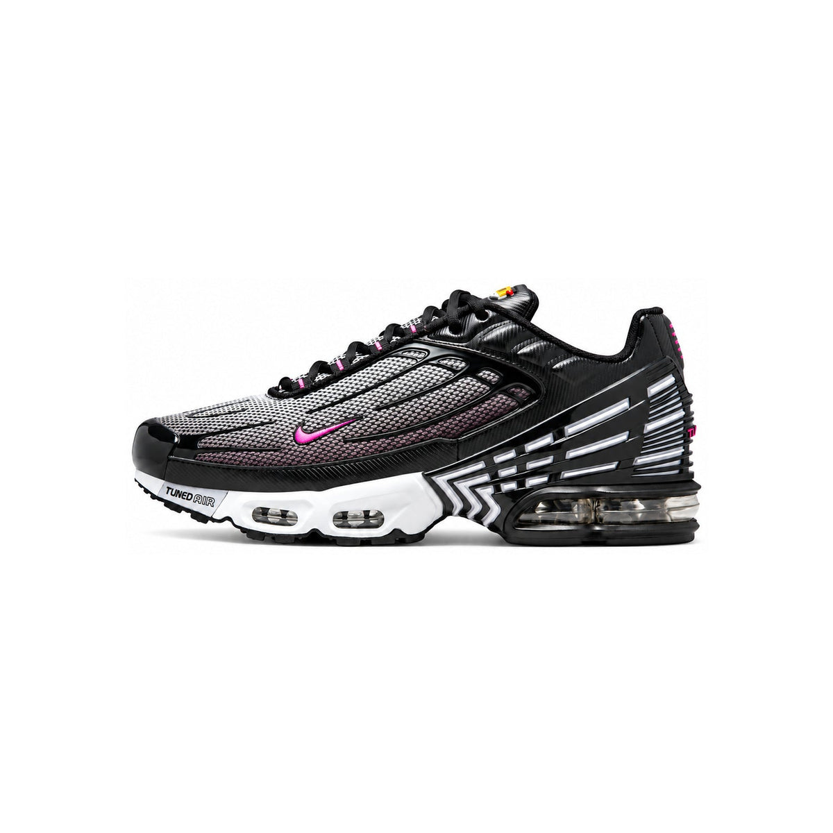 Nike Air Max Plus 3 (Black Grey Pink) — bočni prikaz