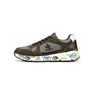 Premiata Mick 7717 Olive Green / Dark Brown — bočni prikaz