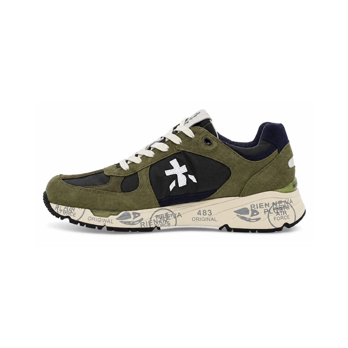 Premiata Mick 7721 Dark Blue / Dark Brown — bočni prikaz