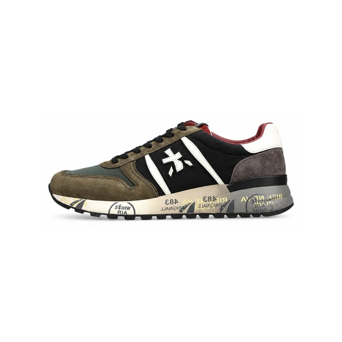 Premiata Mick 7719 Black / Dark Brown — bočni prikaz