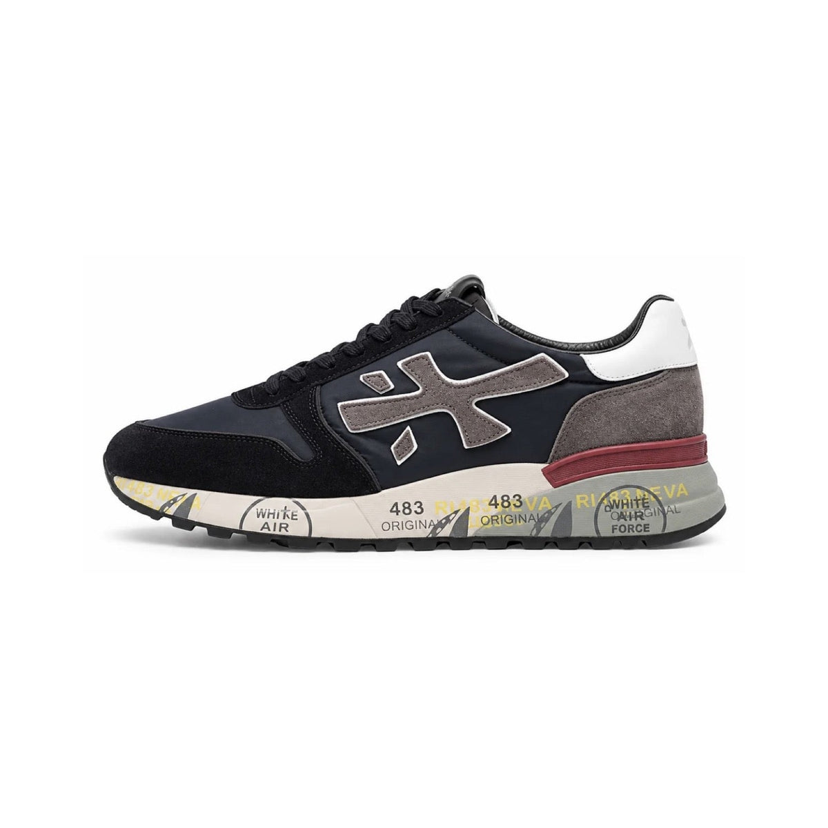 Premiata Lucy 7089 Navy / Grey — bočni prikaz