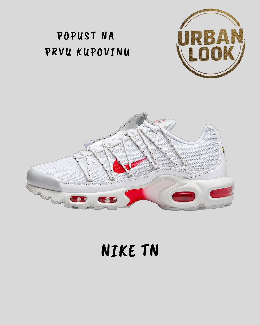 Nike Air Max Plus Utility (White Red) — naslovna