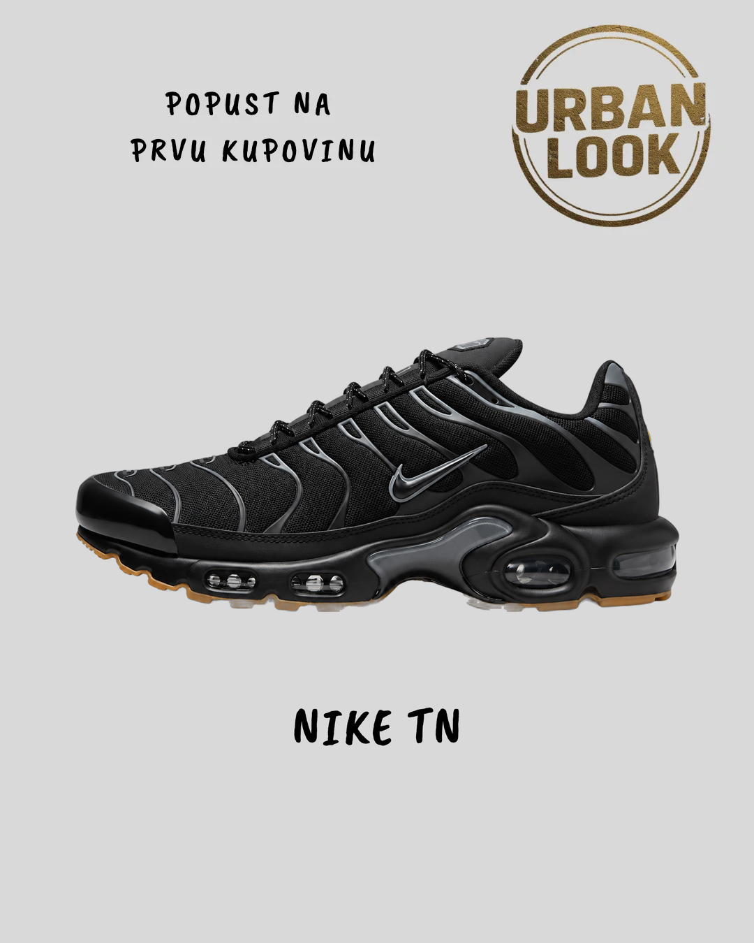 Nike Air Max Plus (Black Gum Light Brown) — naslovna