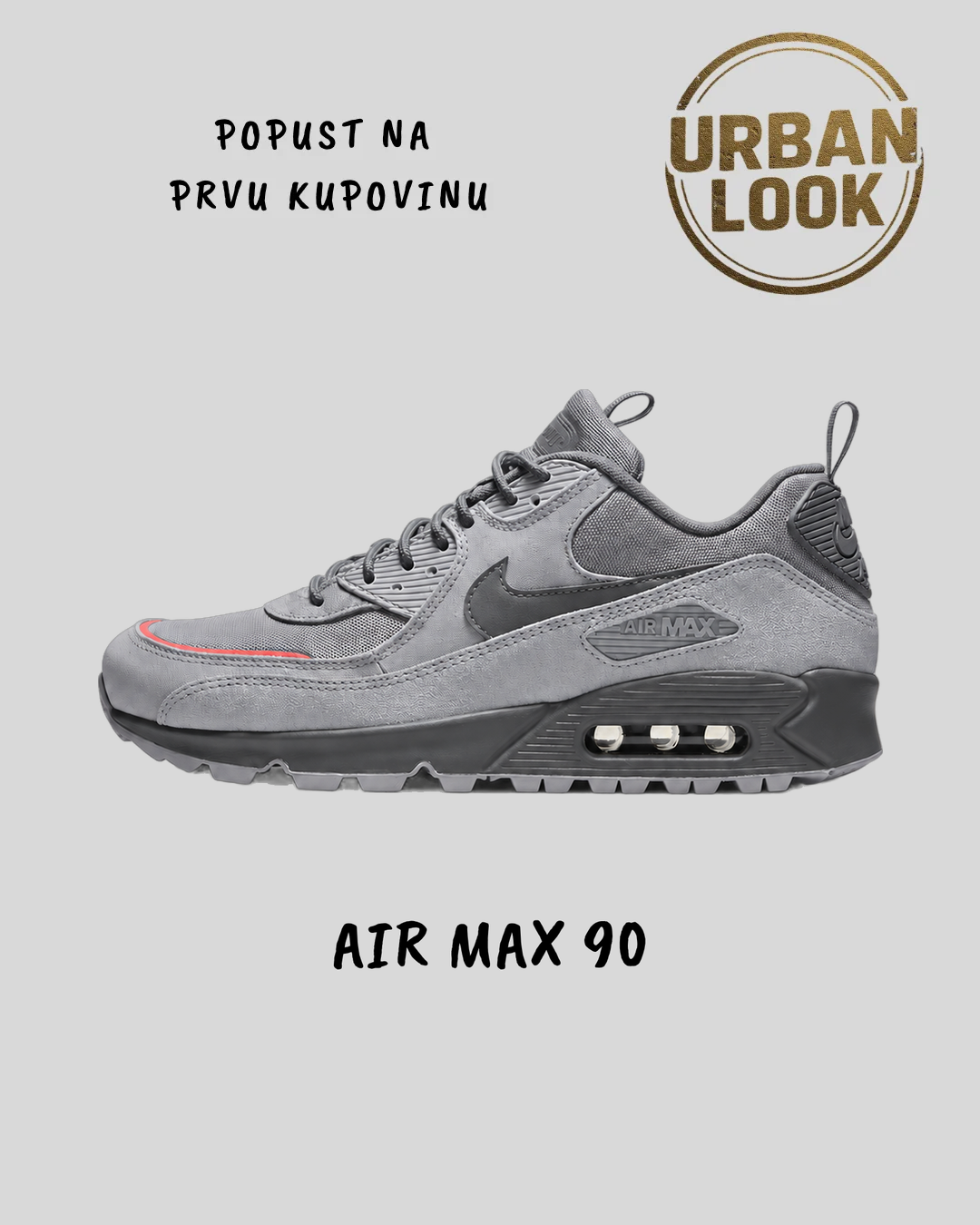 Nike Air Max 90 Surplus (Wolf Grey Pink Salt) — naslovna