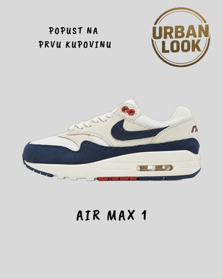 Nike Air Max 1 LX "Sail Navy Orange" — naslovna