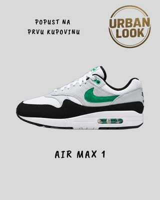 Nike Air Max 1 "White / Stadium Green" — naslovna