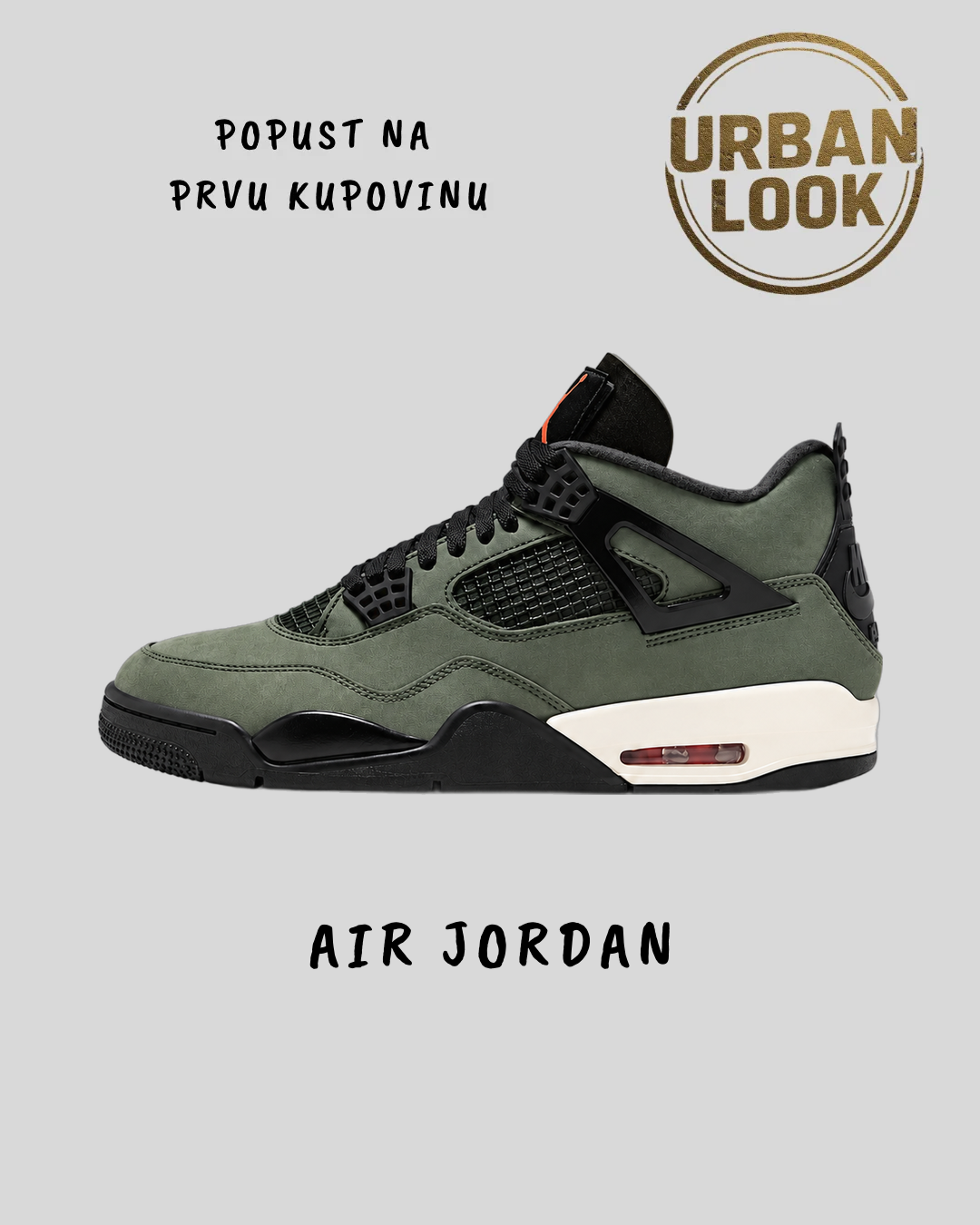 Air Jordan 4 Retro OG SP "Deep Green" — naslovna