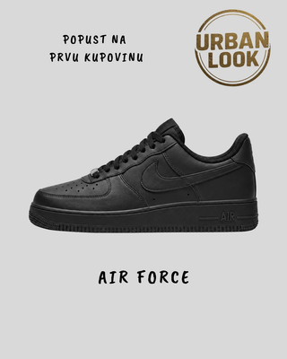 Nike Air Force 1 Triple Black — naslovna