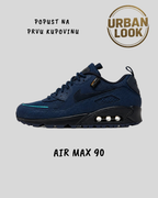 Nike Air Max 90 Cordura Navy Blue, tamnoplava patika, UrbanLook