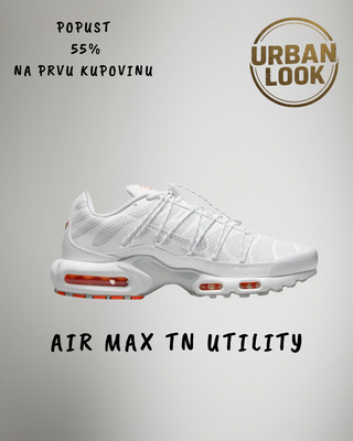 Nike Air Max Plus TN Utility “Triple White Orange Air”